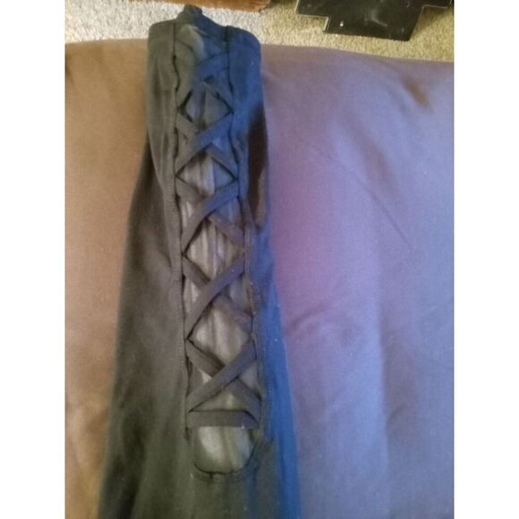 TORRID Activewear Leggings.  Criss-cross design adds a special touch. - Picture 2 of 6